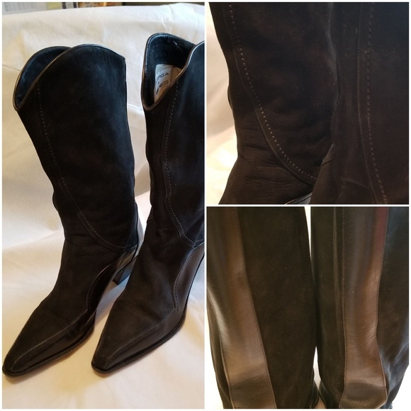 <Via Spiga> Italian Suede & Leather Boots, Size 8 - Picture 7 of 8